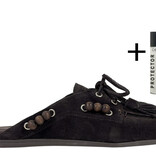 Posa Posa Boat Loafer Mule Beads Espresso
