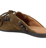 Posa Posa Boat Loafer Mule Beads Tabacco