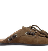 Posa Posa Boat Loafer Mule Beads Tabacco