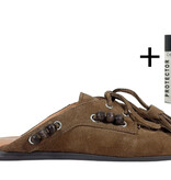 Posa Posa Boat Loafer Mule Beads Tabacco