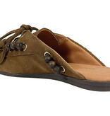 Posa Posa Boat Loafer Mule Beads Tabacco