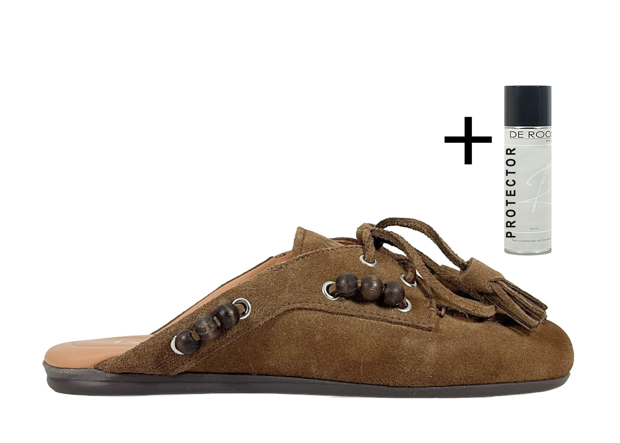 Posa Posa Boat Loafer Mule Beads Tabacco