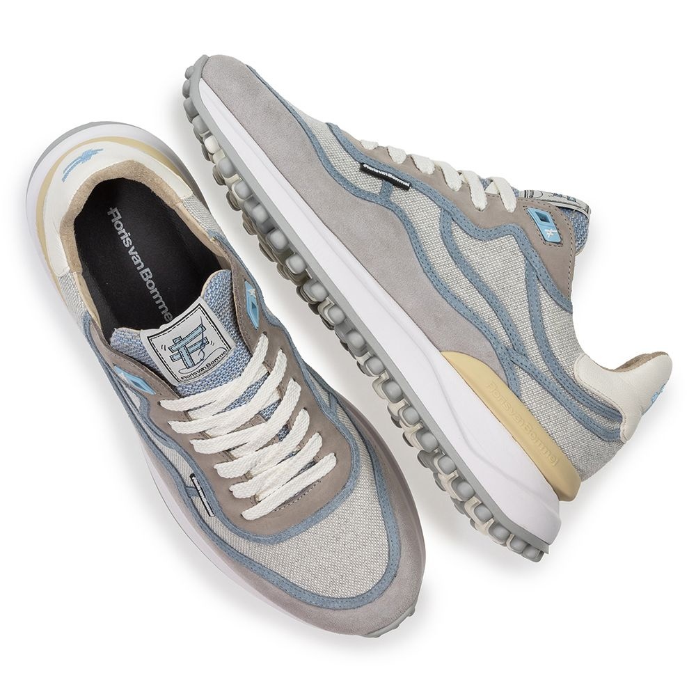 Floris van Bommel Floris van Bommel Sneaker Noppi 45.01 Licht Blauw