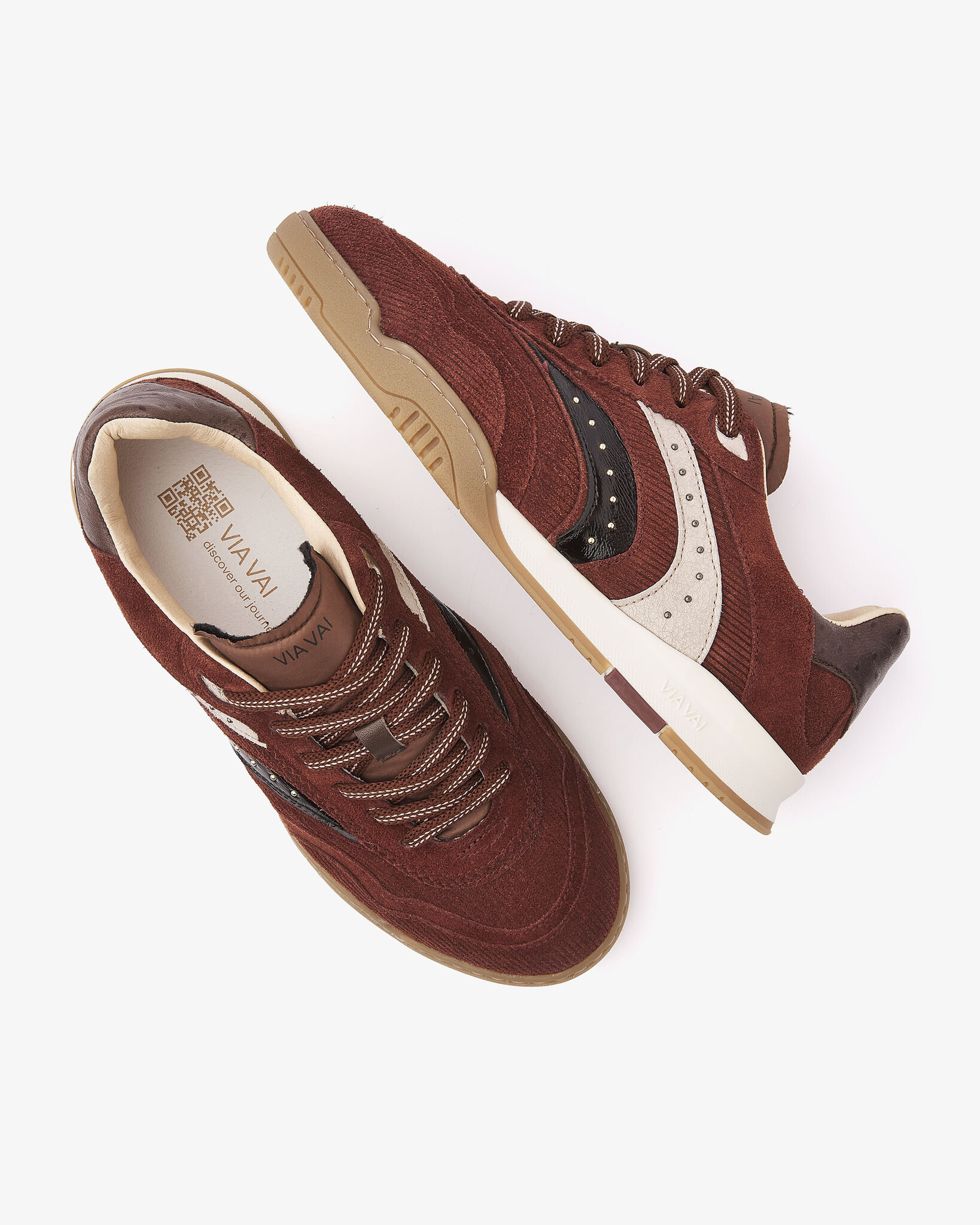 Via Vai VIA VAI Sneakers Kris Pax 62390-05-1383 Bruin