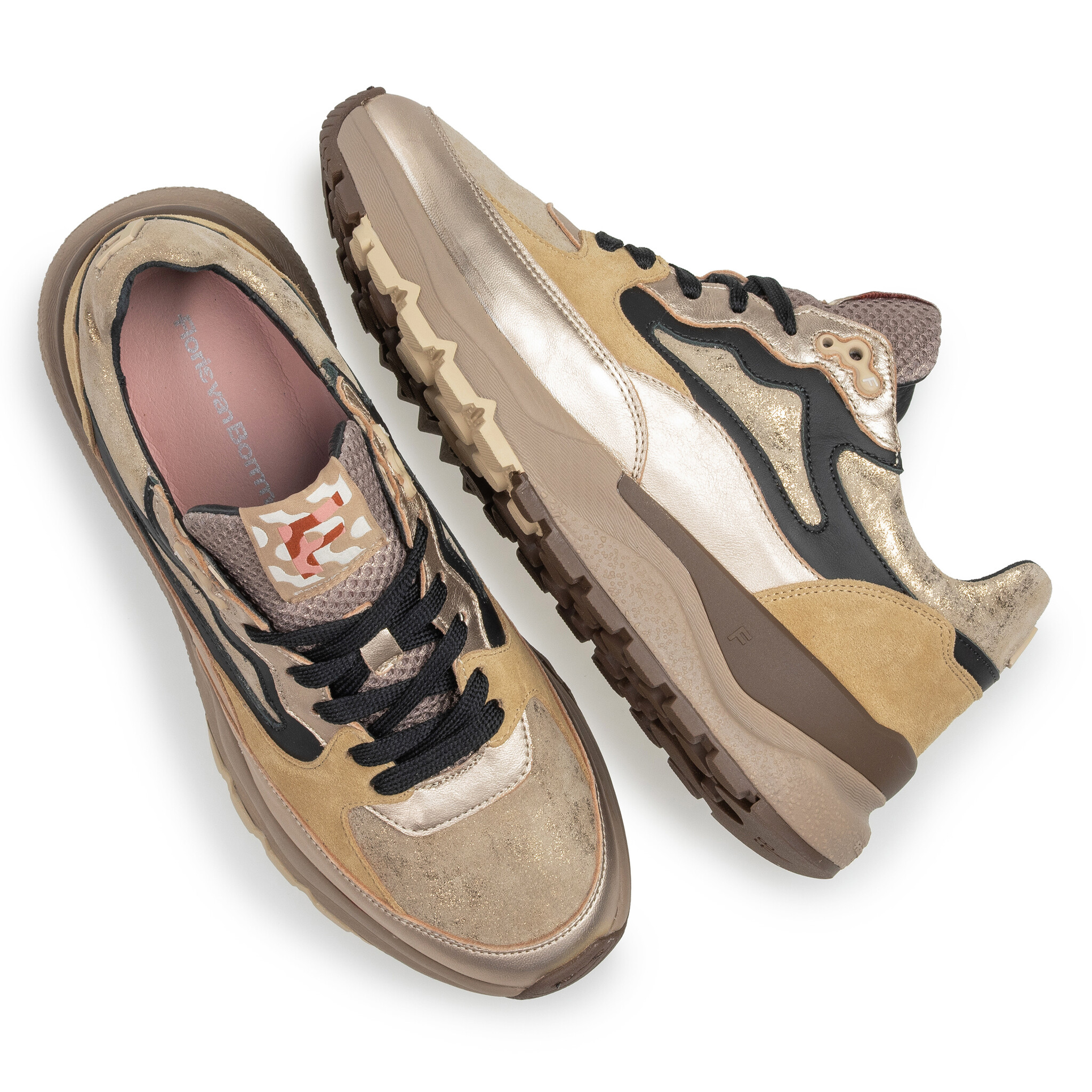 Floris van Bommel Floris van Bommel Sneaker Treni 01.18 Goud