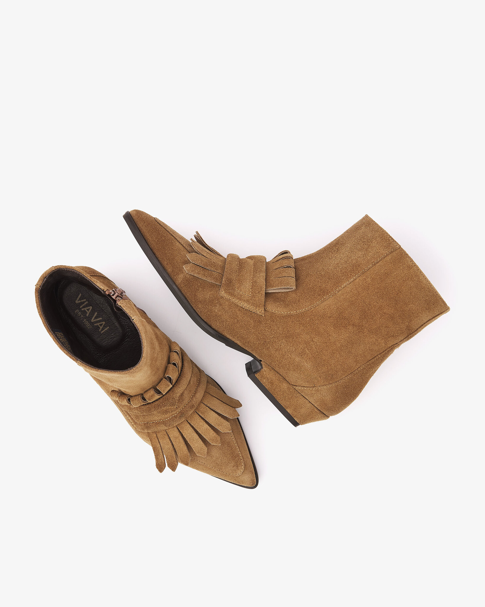 Via Vai VIA VAI Enkellaarsje Vive Evie 62464-03-1384 Khaki