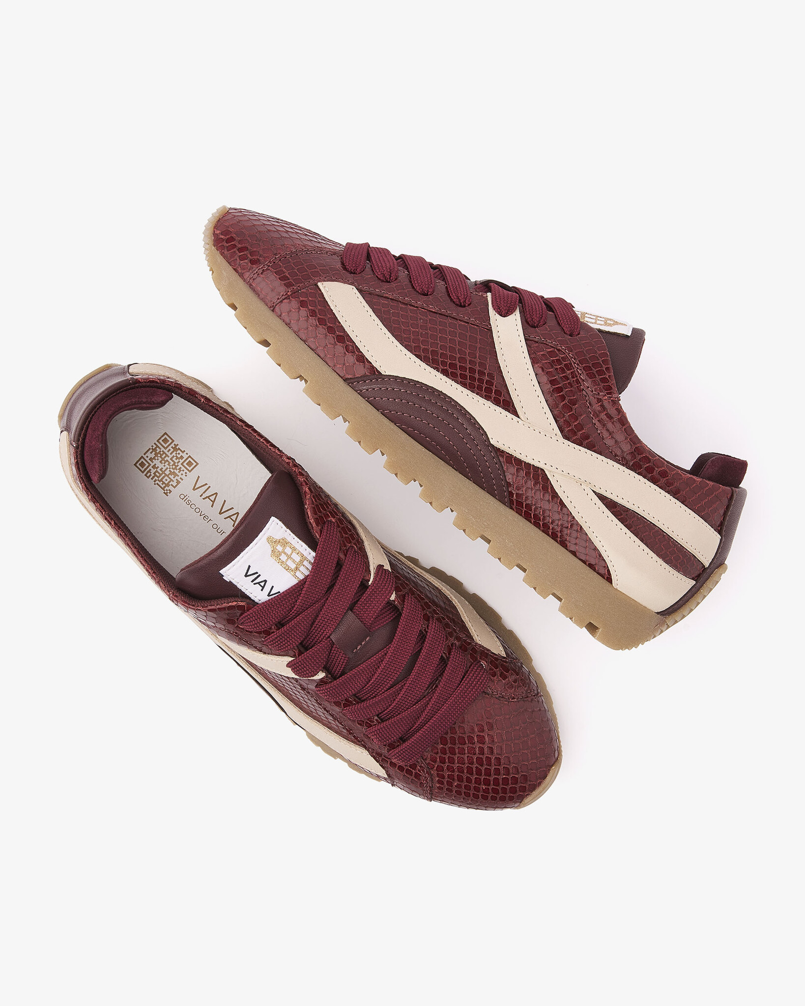 Via Vai VIA VAI Sneakers Scott Demi 62472-03-403 Bordeaux