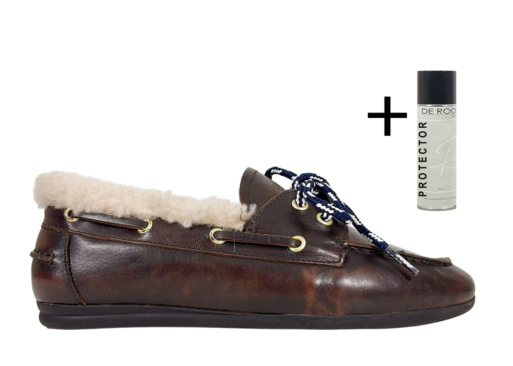 Toral Toral Boat Loafer Nuhua Curly Bruin
