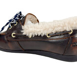 Toral Toral Boat Loafer Nuhua Curly Bruin