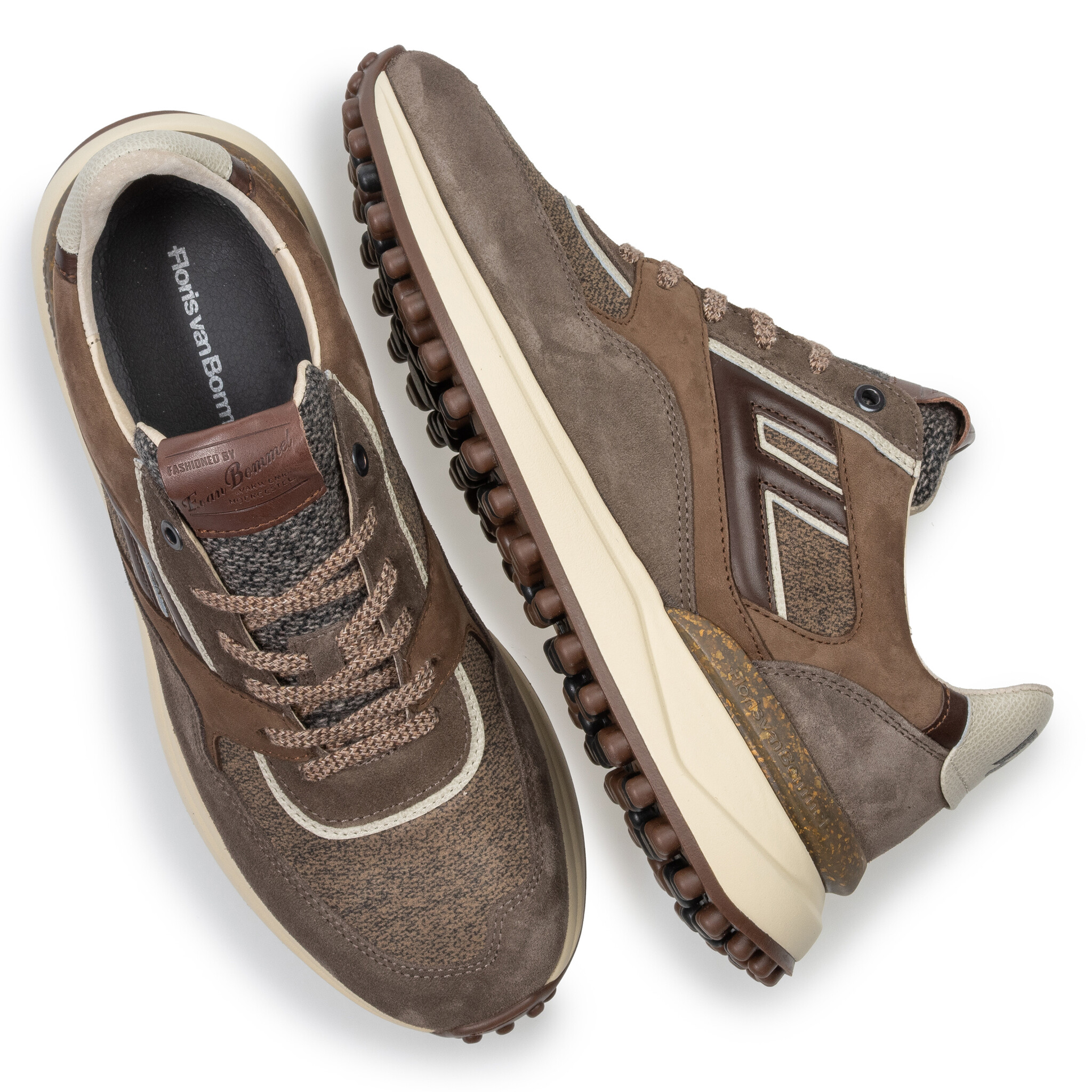 Floris van Bommel Floris van Bommel Sneakers Noppi 29.77 Taupe