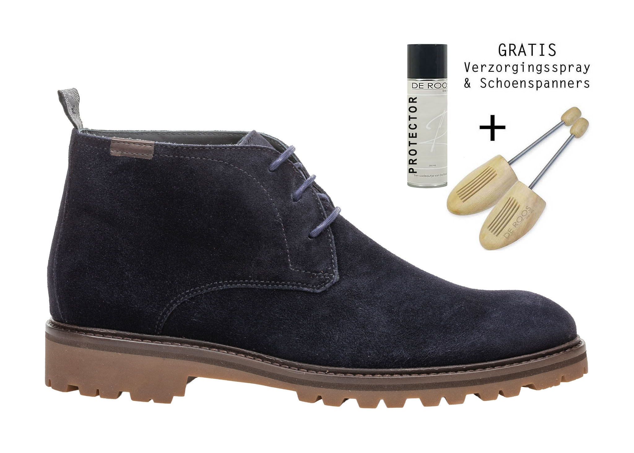 Floris van Bommel Floris van Bommel Veterboot Sturdi 01.39 Donker Blauw