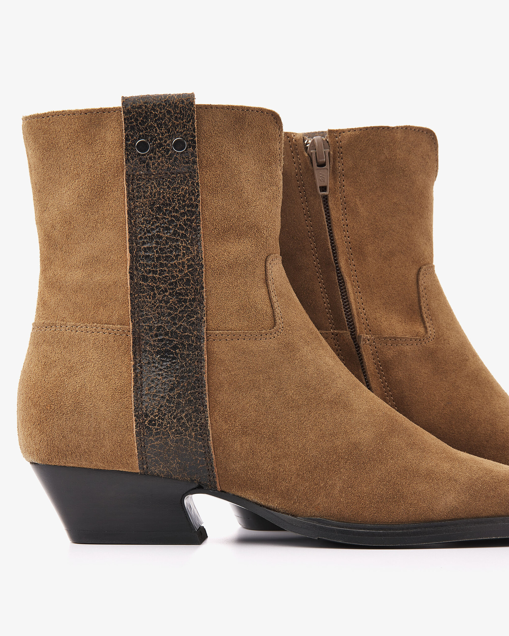 Via Vai VIA VAI Enkellaarsje Keira Weston 62489-01-1384 Cognac