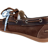 Posa Posa Boat Loafer Suède/Leer Coffee Dr. Bruin