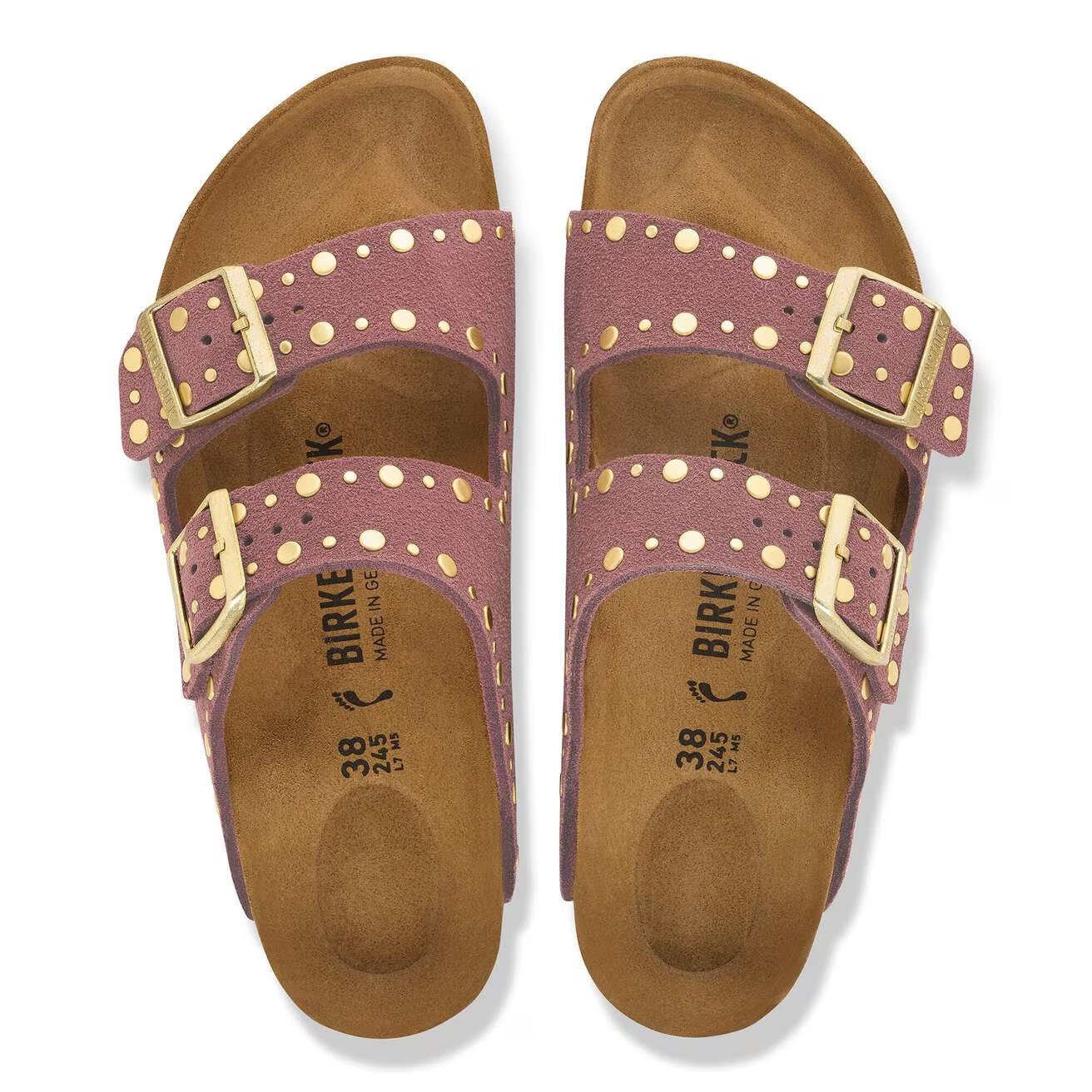 Birkenstock Birkenstock Sandaal Arizona Rivet Border 1032876 Pepper