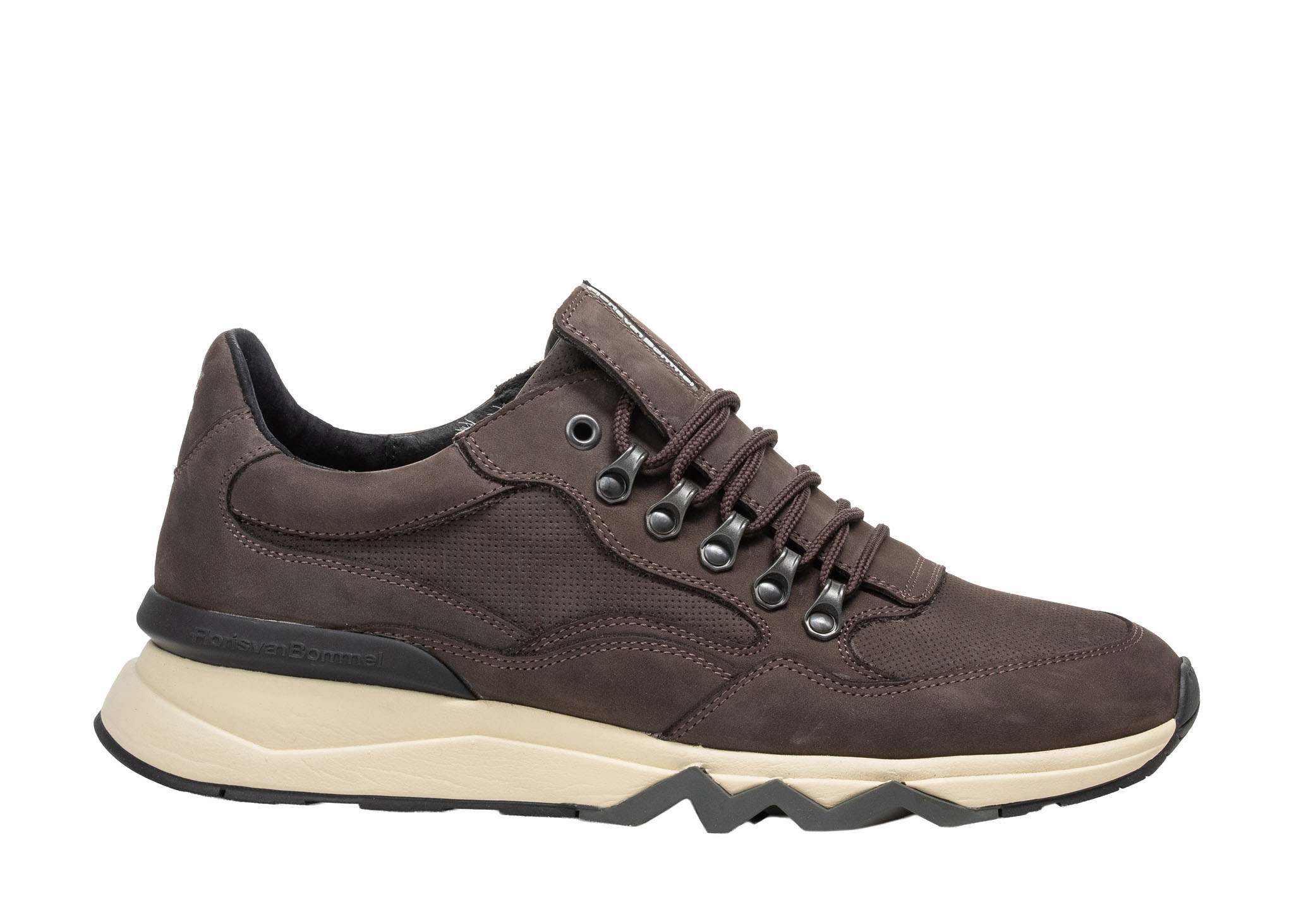 Floris van Bommel Floris van Bommel Sneaker De Zager 01.29 Donker Bruin