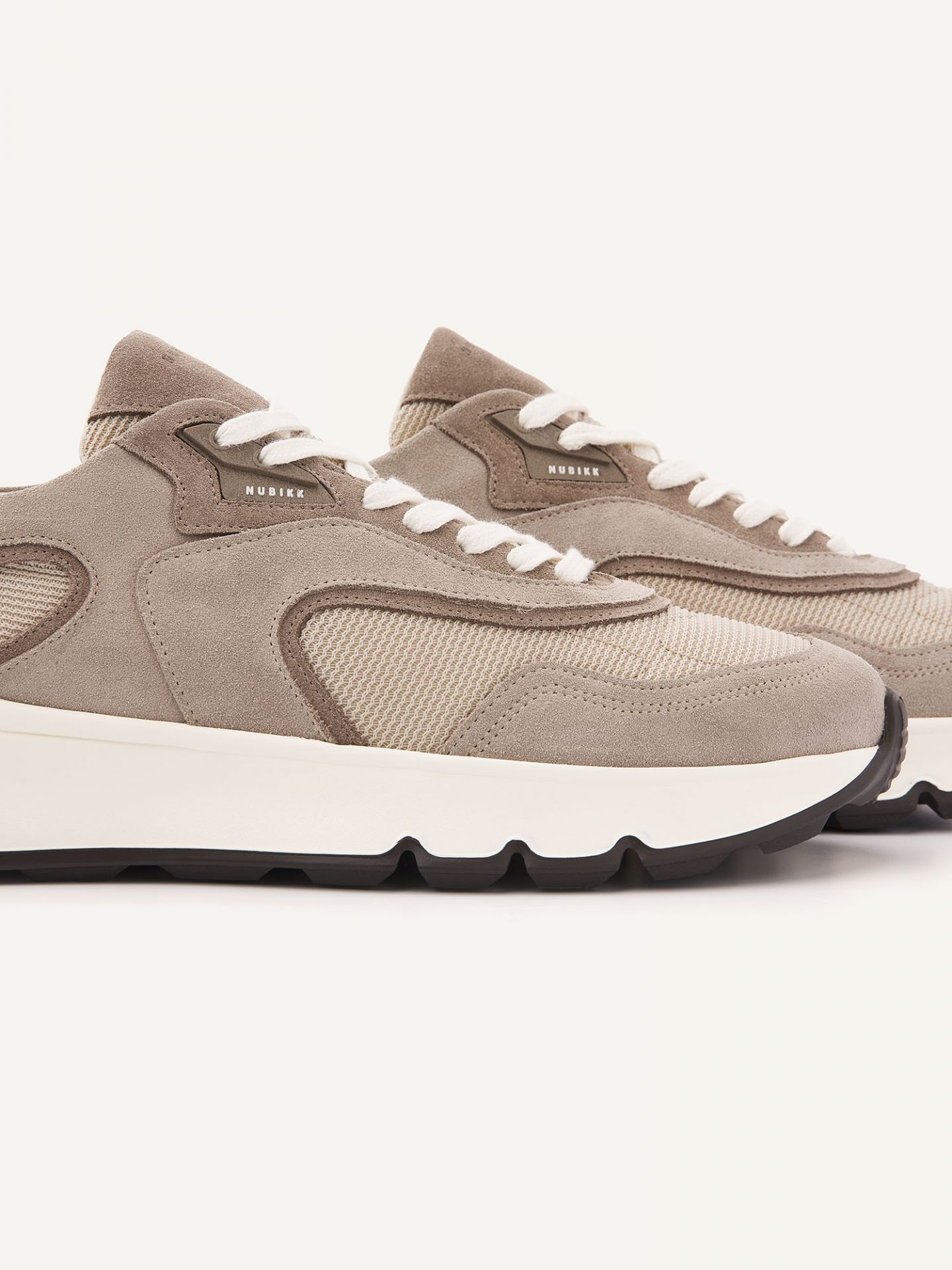 Nubikk Nubikk Sneaker Luca Noa Beige/ Taupe