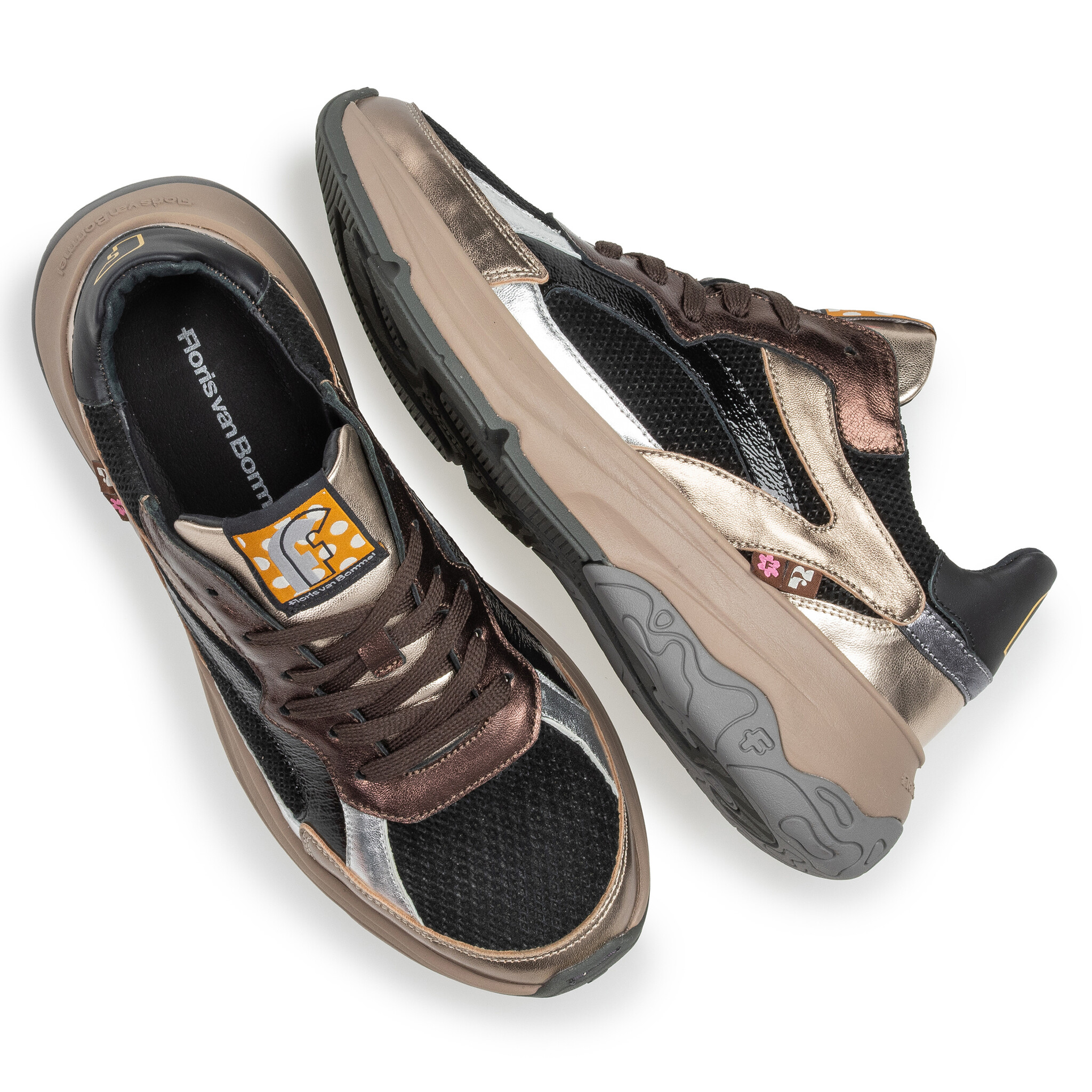 Floris van Bommel Floris van Bommel Sneaker Holli 02.04 Brons