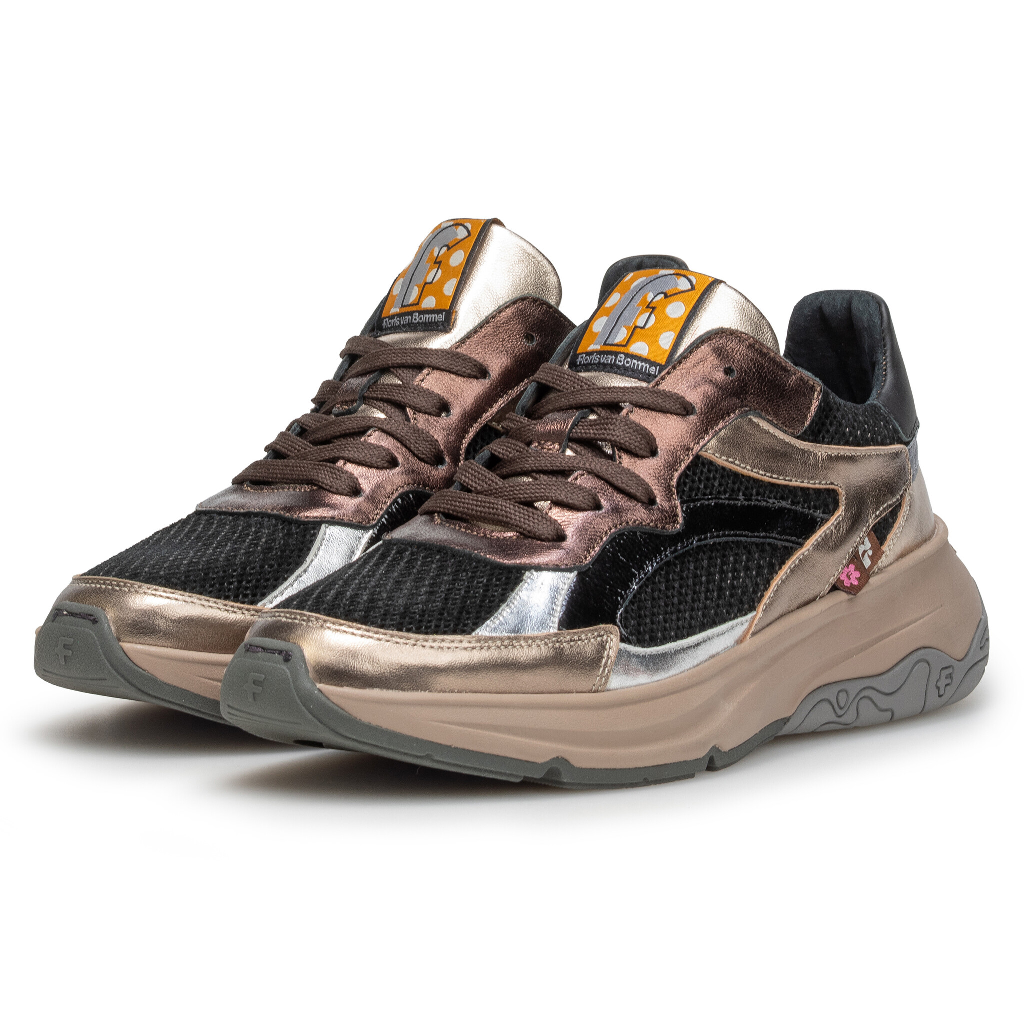 Floris van Bommel Floris van Bommel Sneaker Holli 02.04 Brons