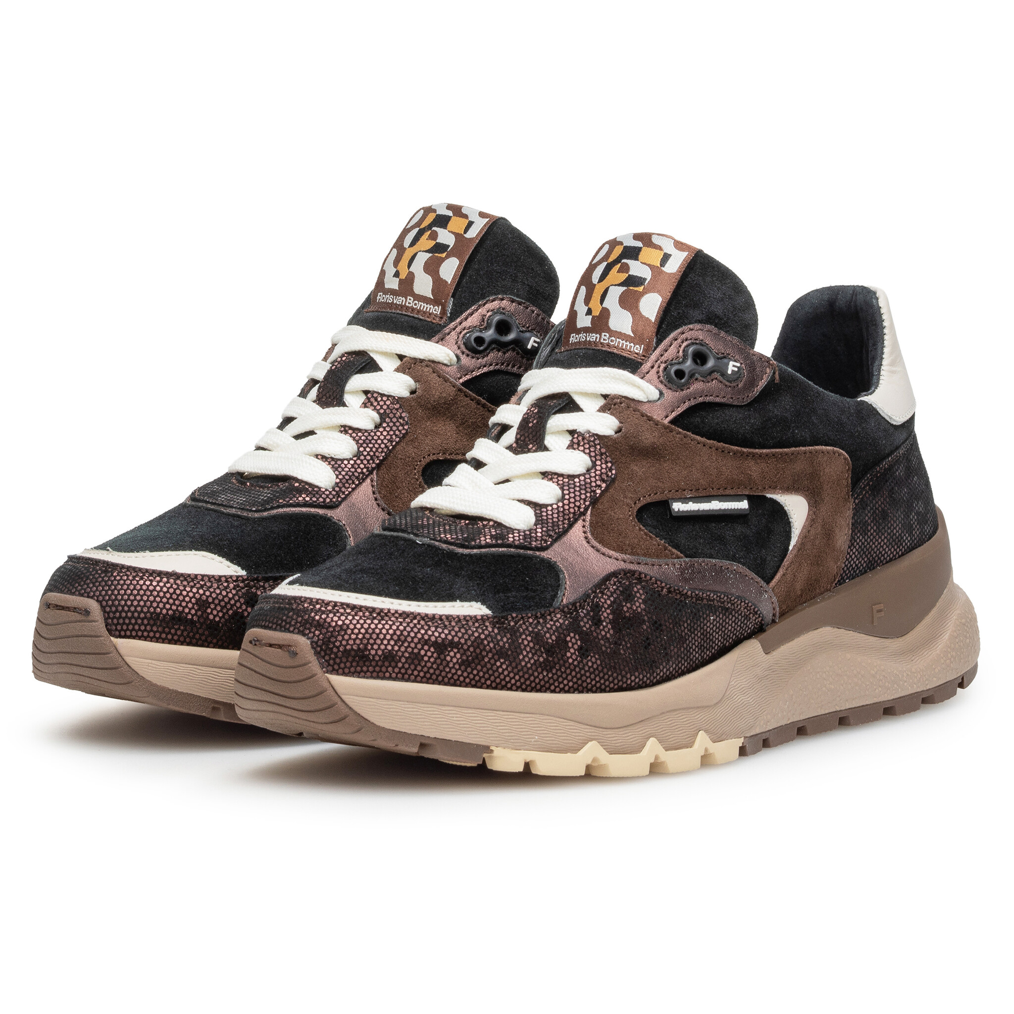 Floris van Bommel Floris van Bommel Sneaker Treni 02.08 Brons