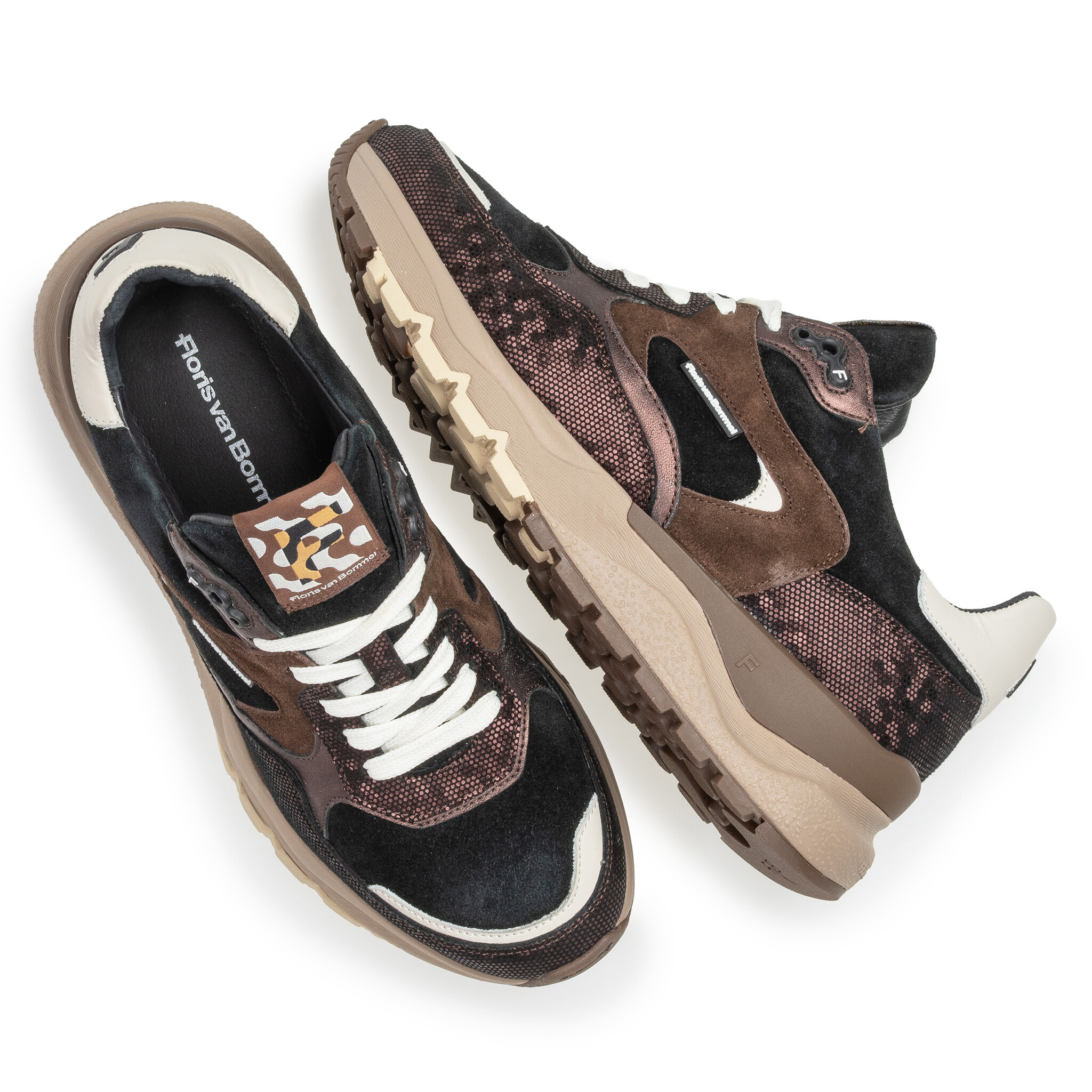 Floris van Bommel Floris van Bommel Sneaker Treni 02.08 Brons