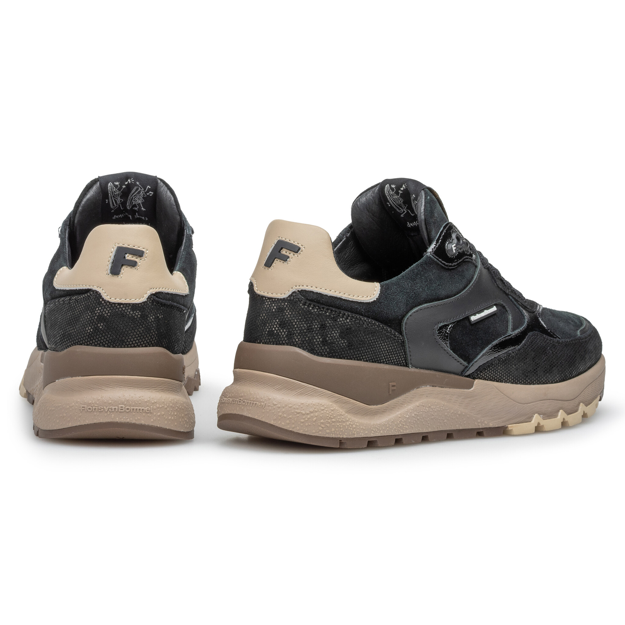 Floris van Bommel Floris van Bommel Sneaker Treni 02.06 Zwart