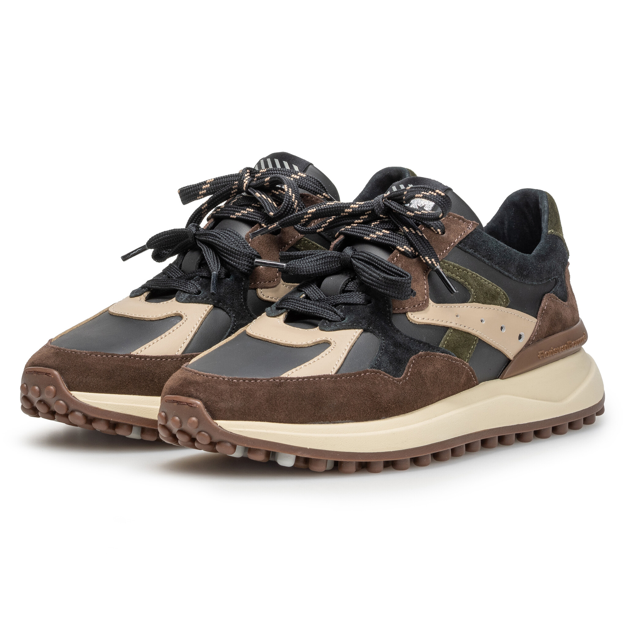Floris van Bommel Floris van Bommel Sneaker Noppi 46.16 Zwart