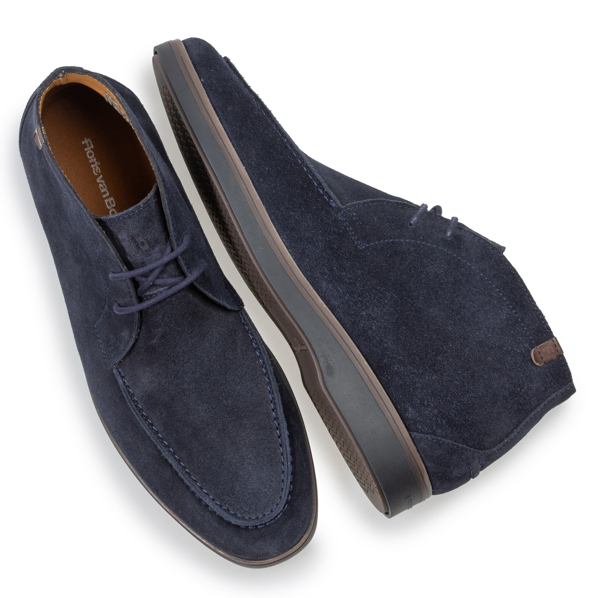 Floris van Bommel Floris van Bommel Veterschoen De Oister 05.04 Blauw