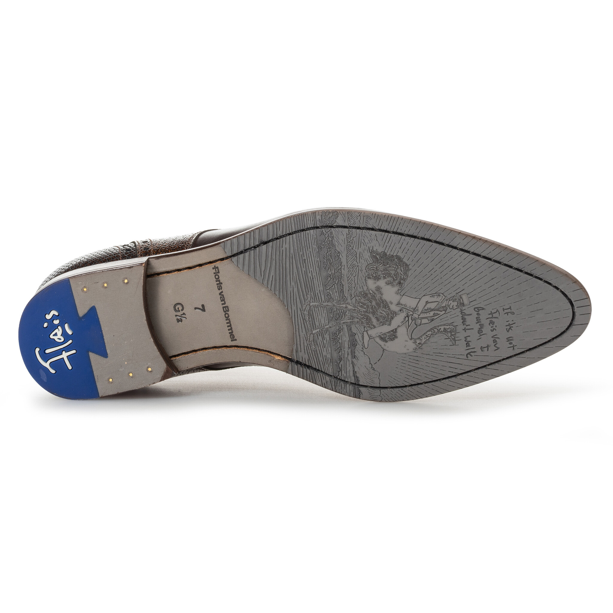 Floris van Bommel Floris van Bommel Veterschoen De Stapper 39.80 Bruin