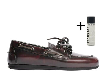 Posa Posa Boat Loafer Burgundy