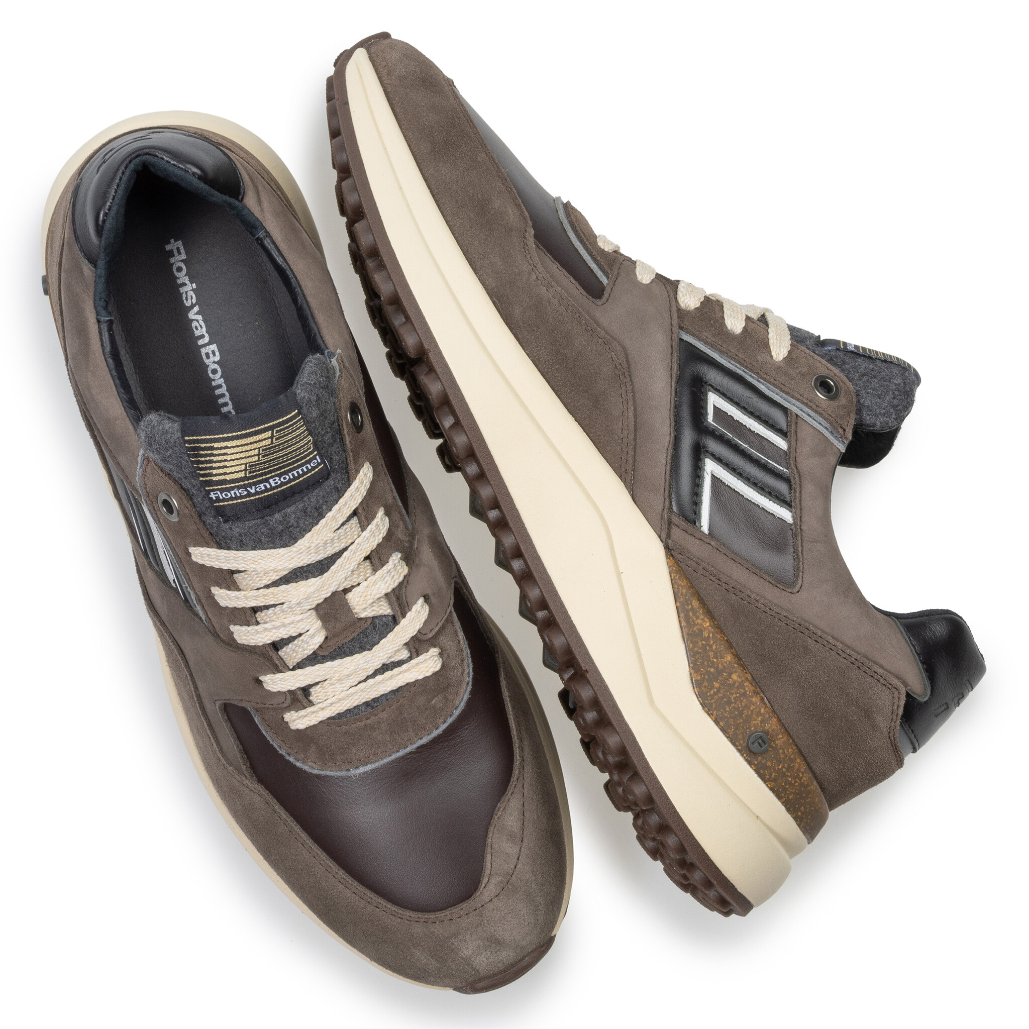 Floris van Bommel Floris van Bommel Sneaker De Trikker 01.07 Bruin