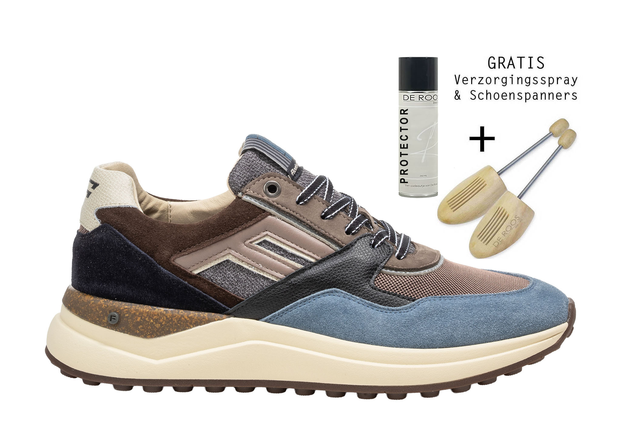 Floris van Bommel Floris van Bommel Sneaker De Trikker 01.18 Blauw
