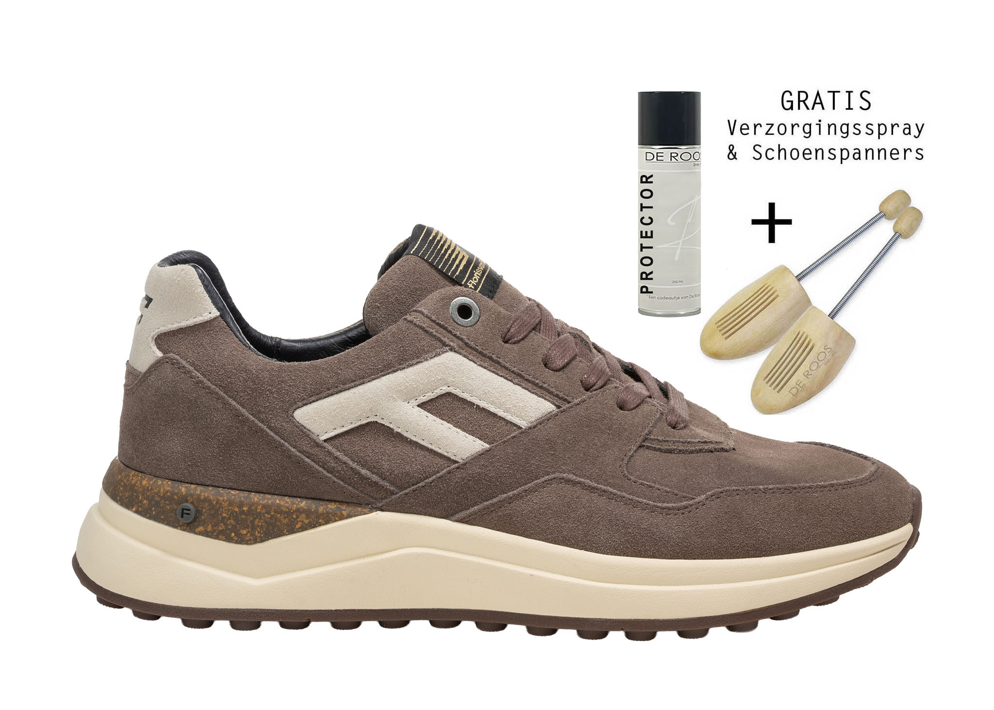 Floris van Bommel Floris van Bommel Sneaker De Trikker 05.02 Taupe