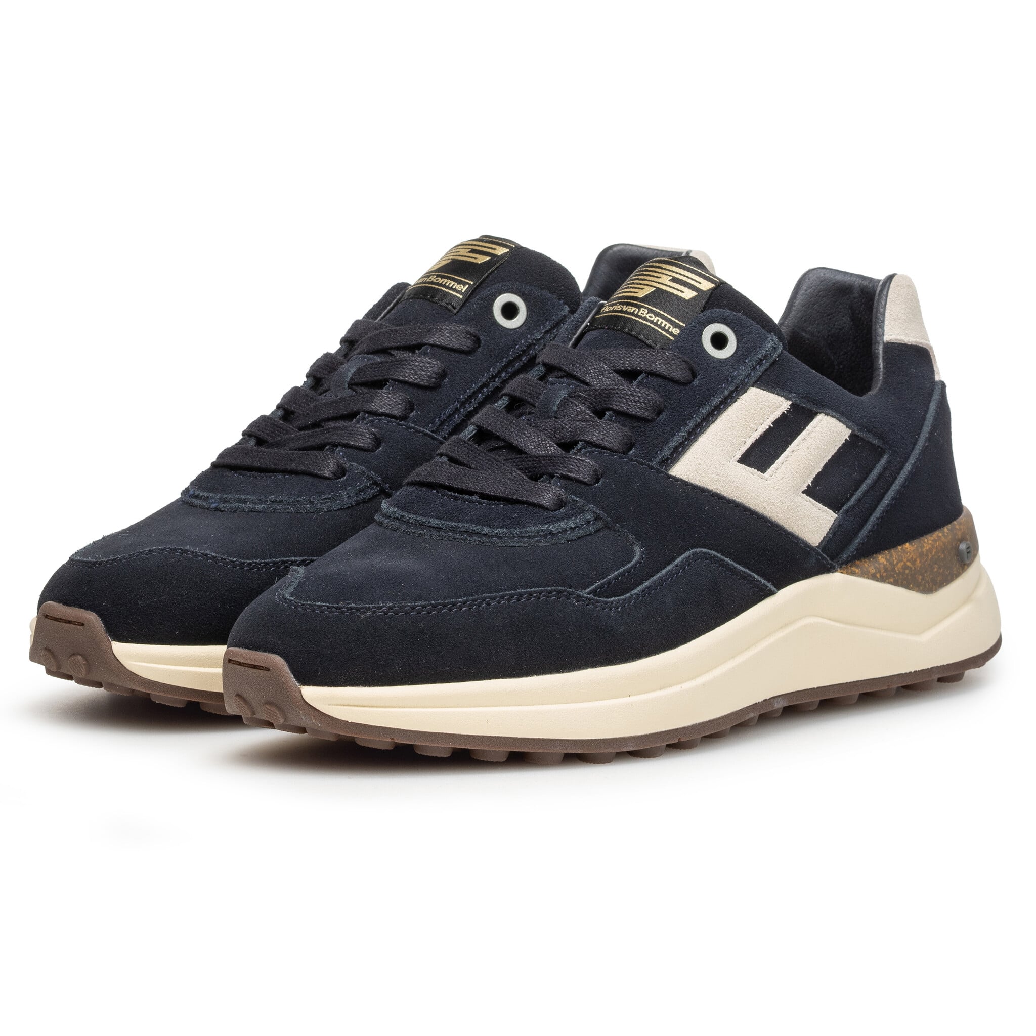 Floris van Bommel Floris van Bommel Sneaker De Trikker 05.01 Donker Blauw