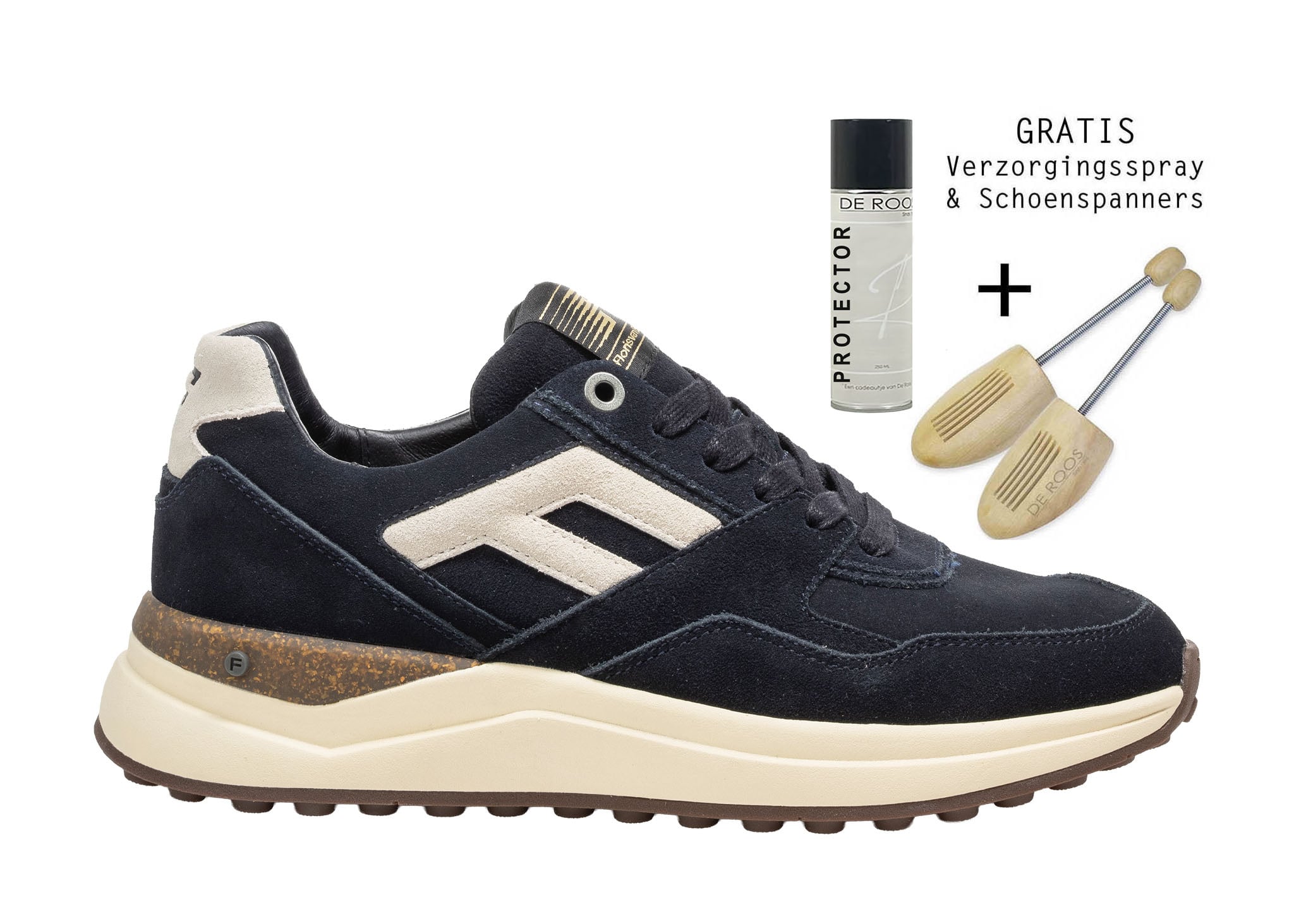 Floris van Bommel Floris van Bommel Sneaker De Trikker 05.01 Donker Blauw