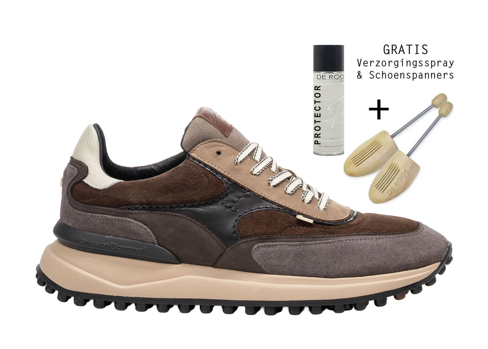 Floris van Bommel Floris van Bommel Sneaker Noppi 37.12 Bruin