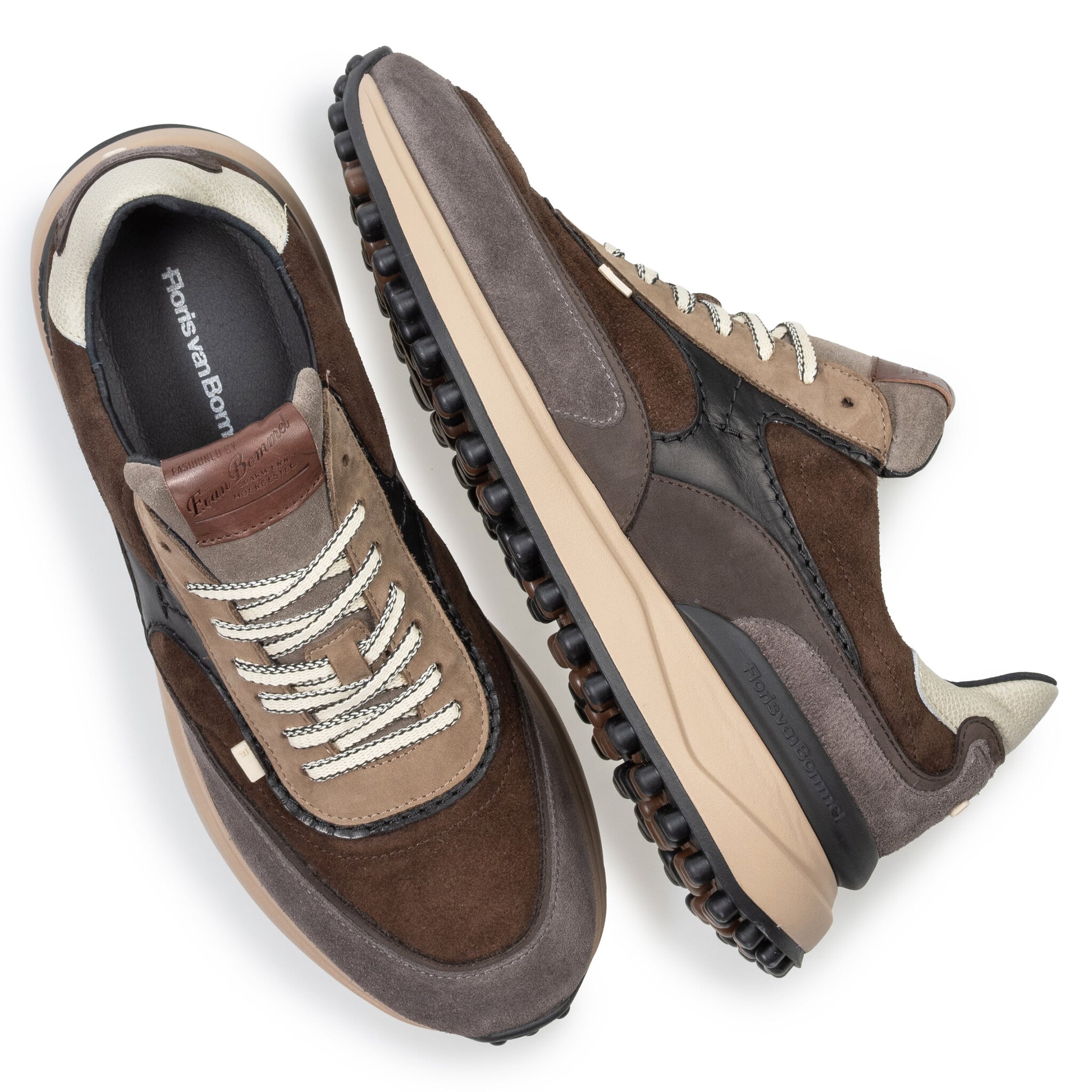 Floris van Bommel Floris van Bommel Sneaker Noppi 37.12 Bruin