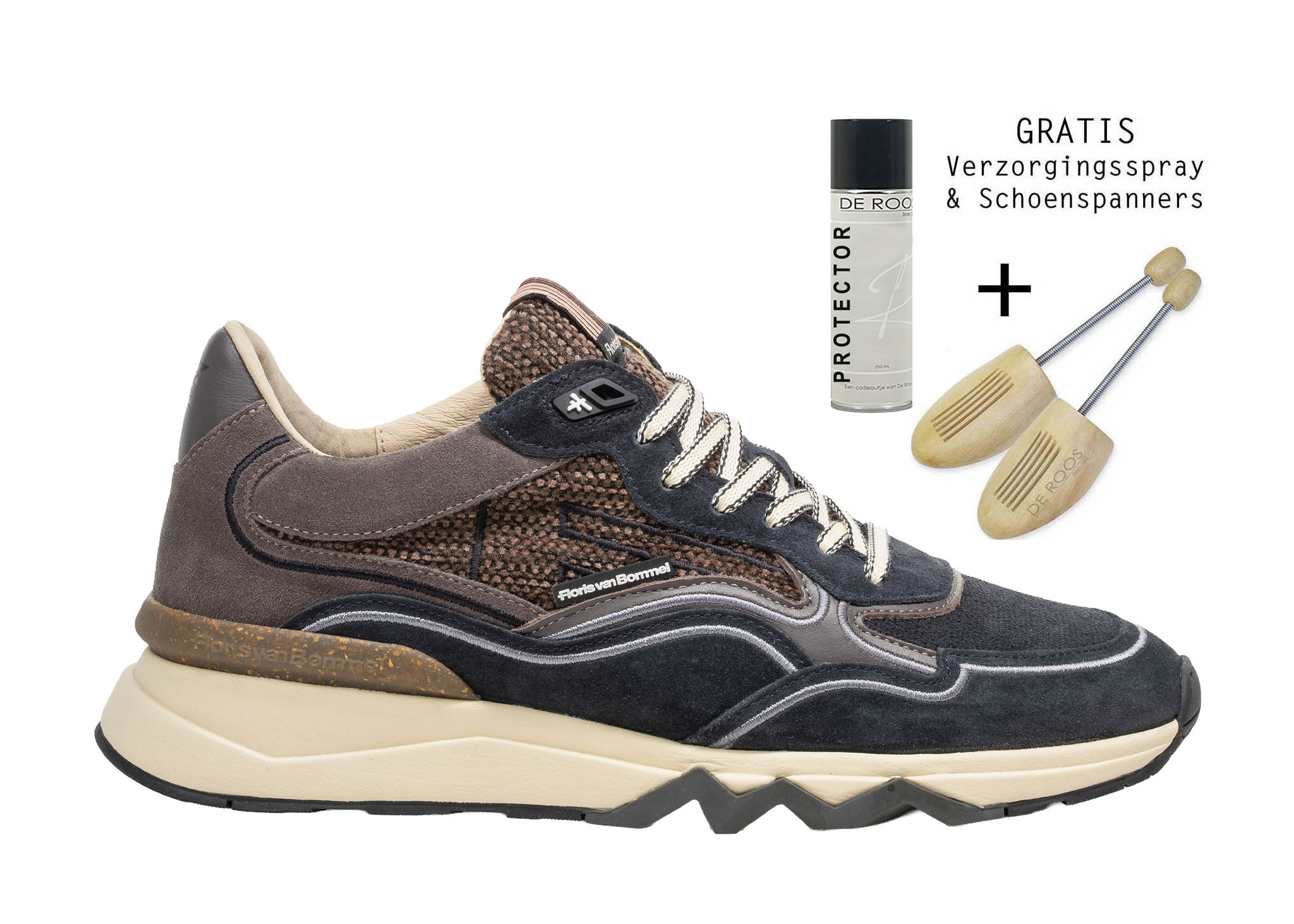 Floris van Bommel Floris van Bommel Sneaker De Zager 03.15 Blauw