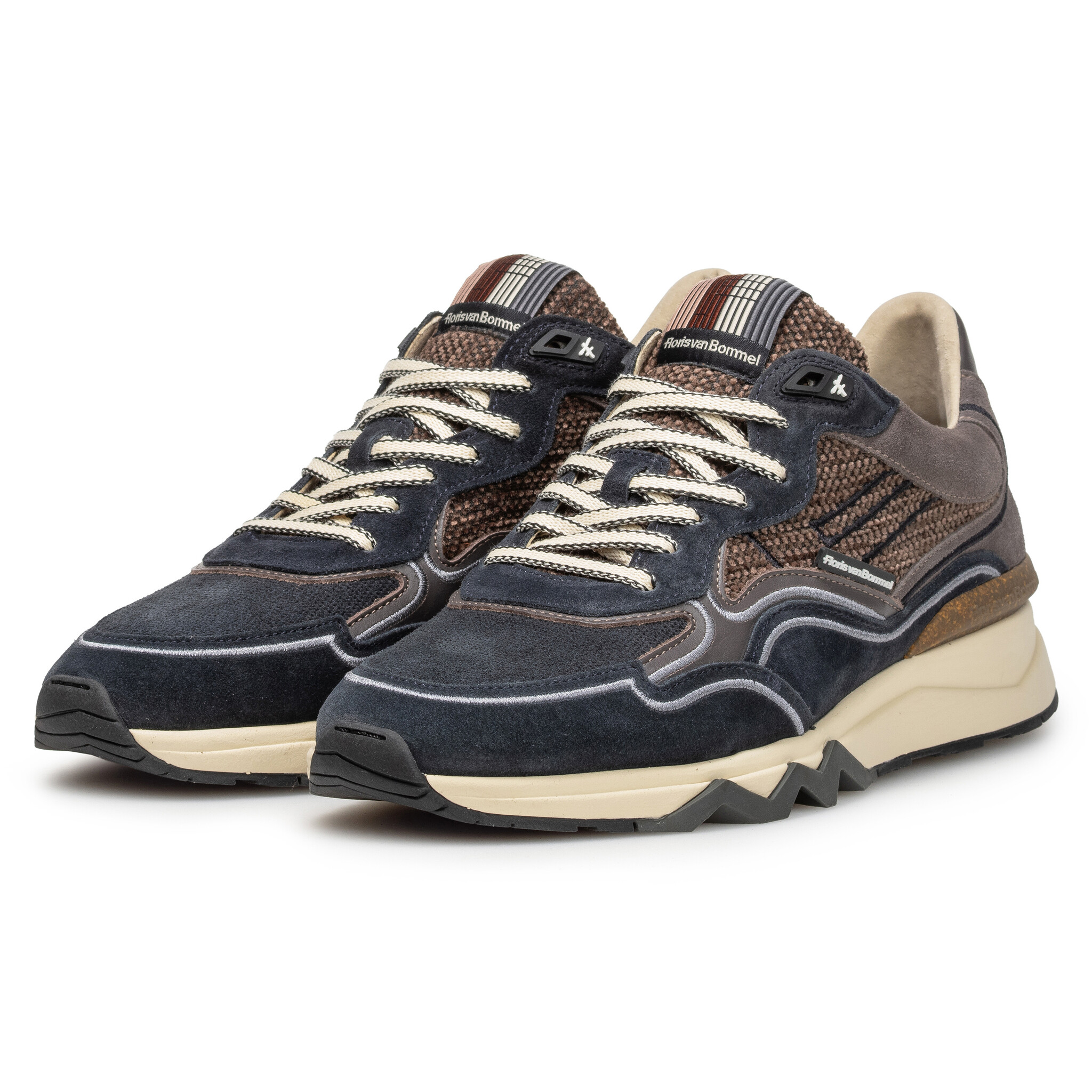 Floris van Bommel Floris van Bommel Sneaker De Zager 03.15 Blauw