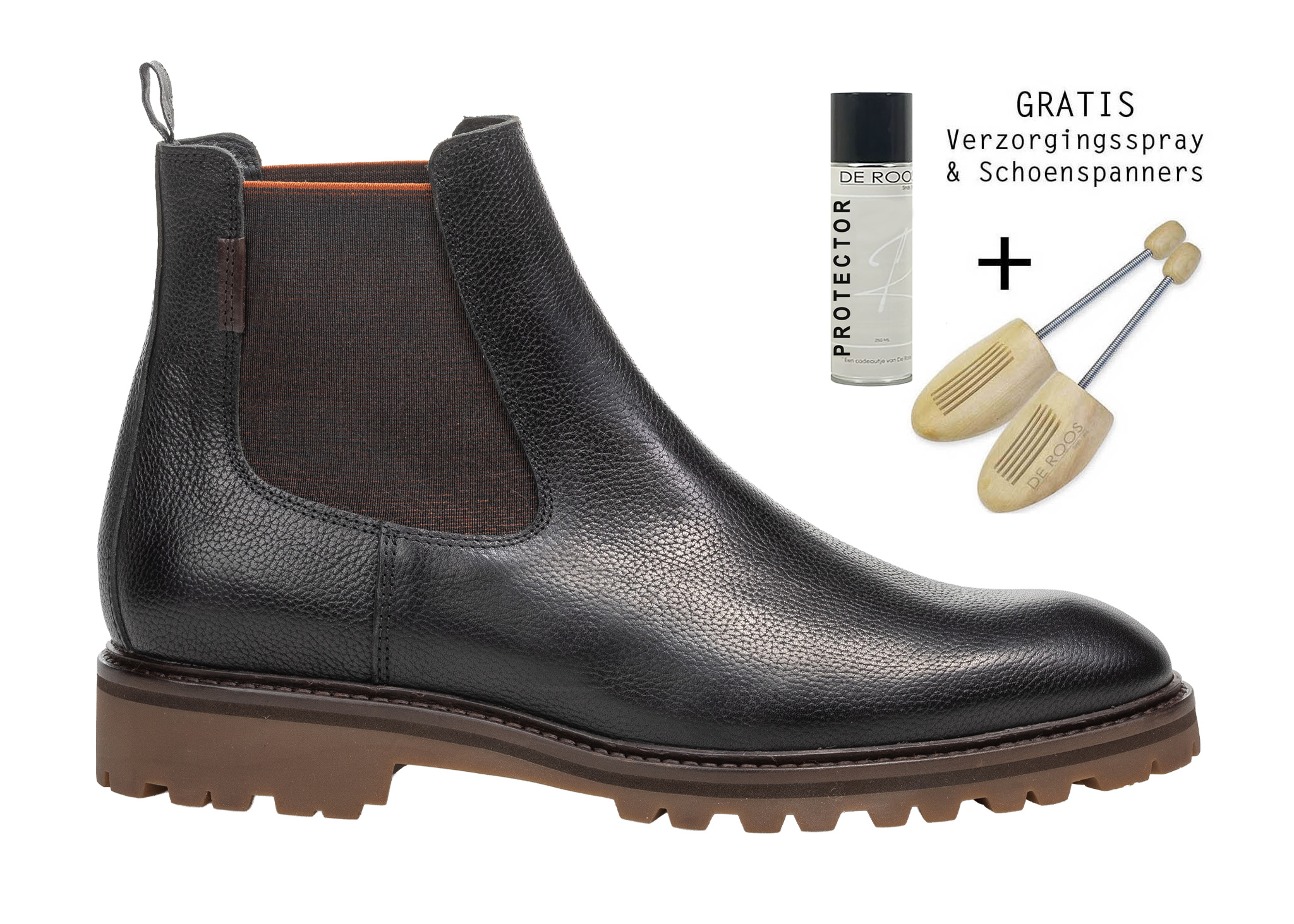 Floris van Bommel Floris van Bommel Chelsea Boot Sturdi 04.29 Zwart