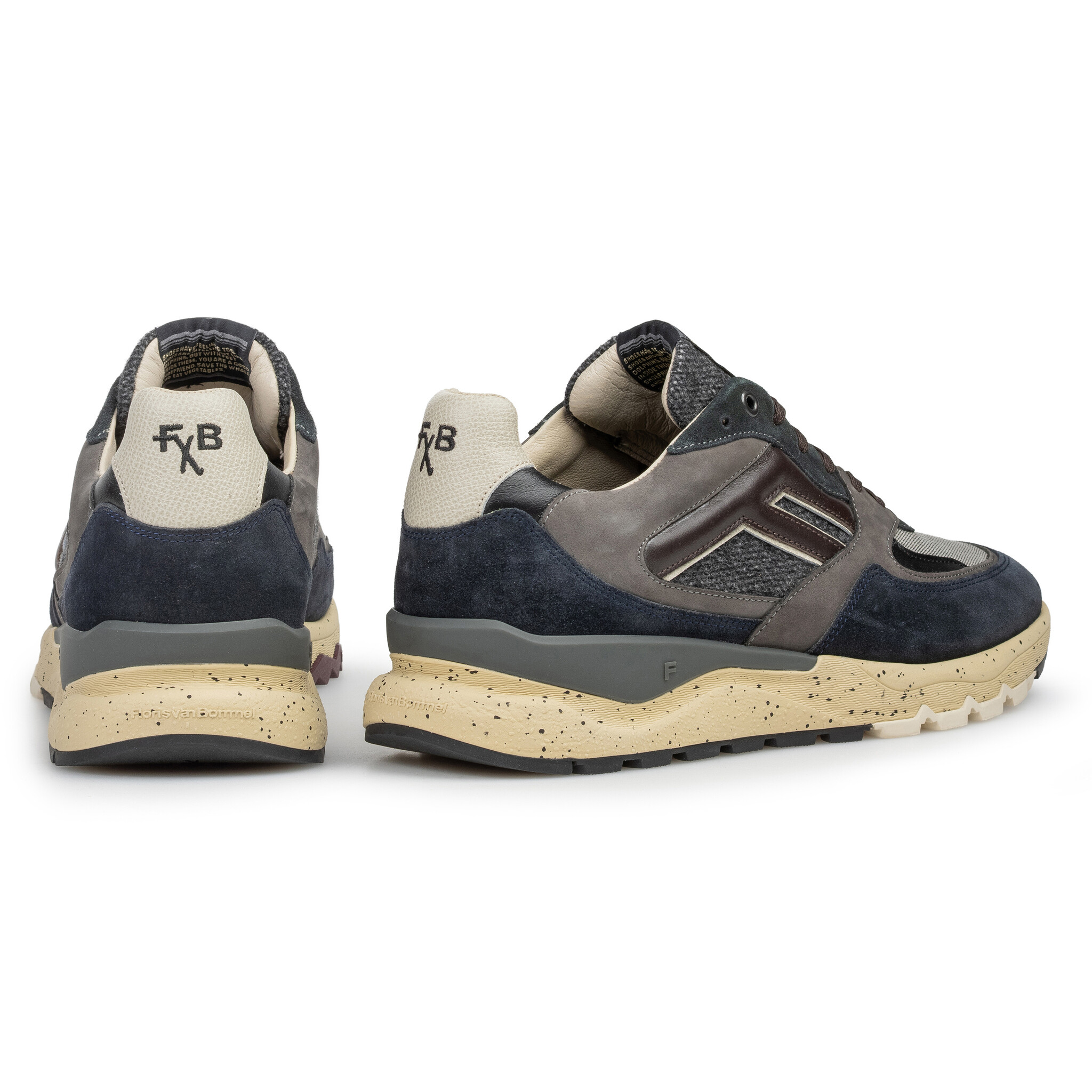 Floris van Bommel Floris van Bommel Sneaker De Treener 01.60 Blauw