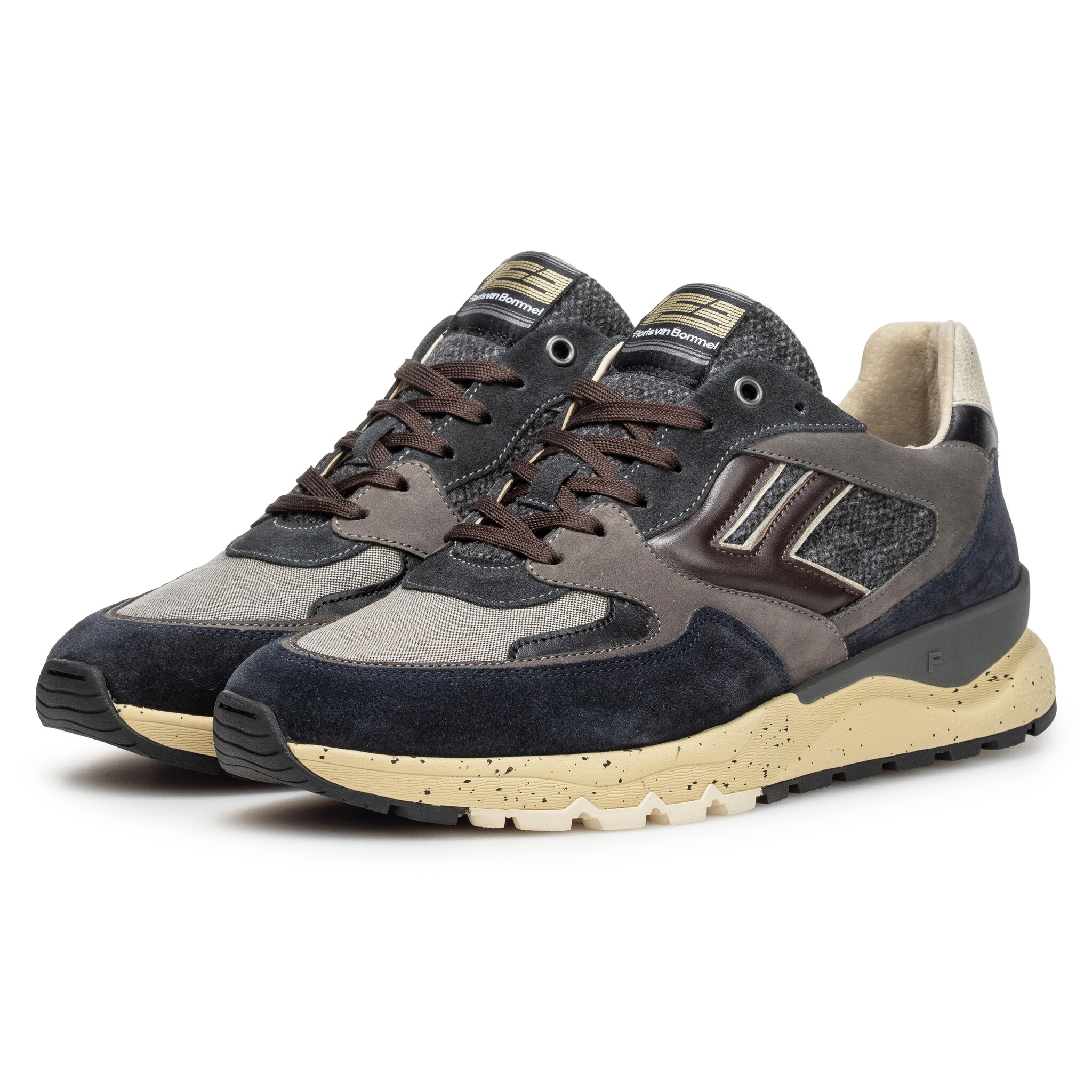 Floris van Bommel Floris van Bommel Sneaker De Treener 01.60 Blauw