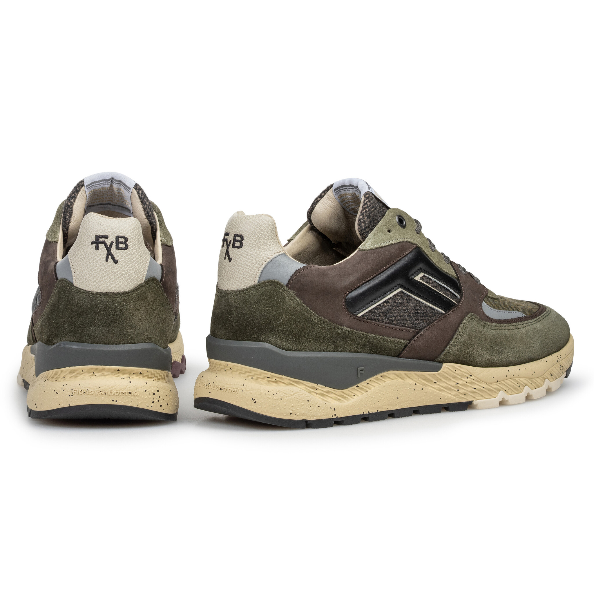 Floris van Bommel Floris van Bommel Sneaker De Treener 01.59 Groen