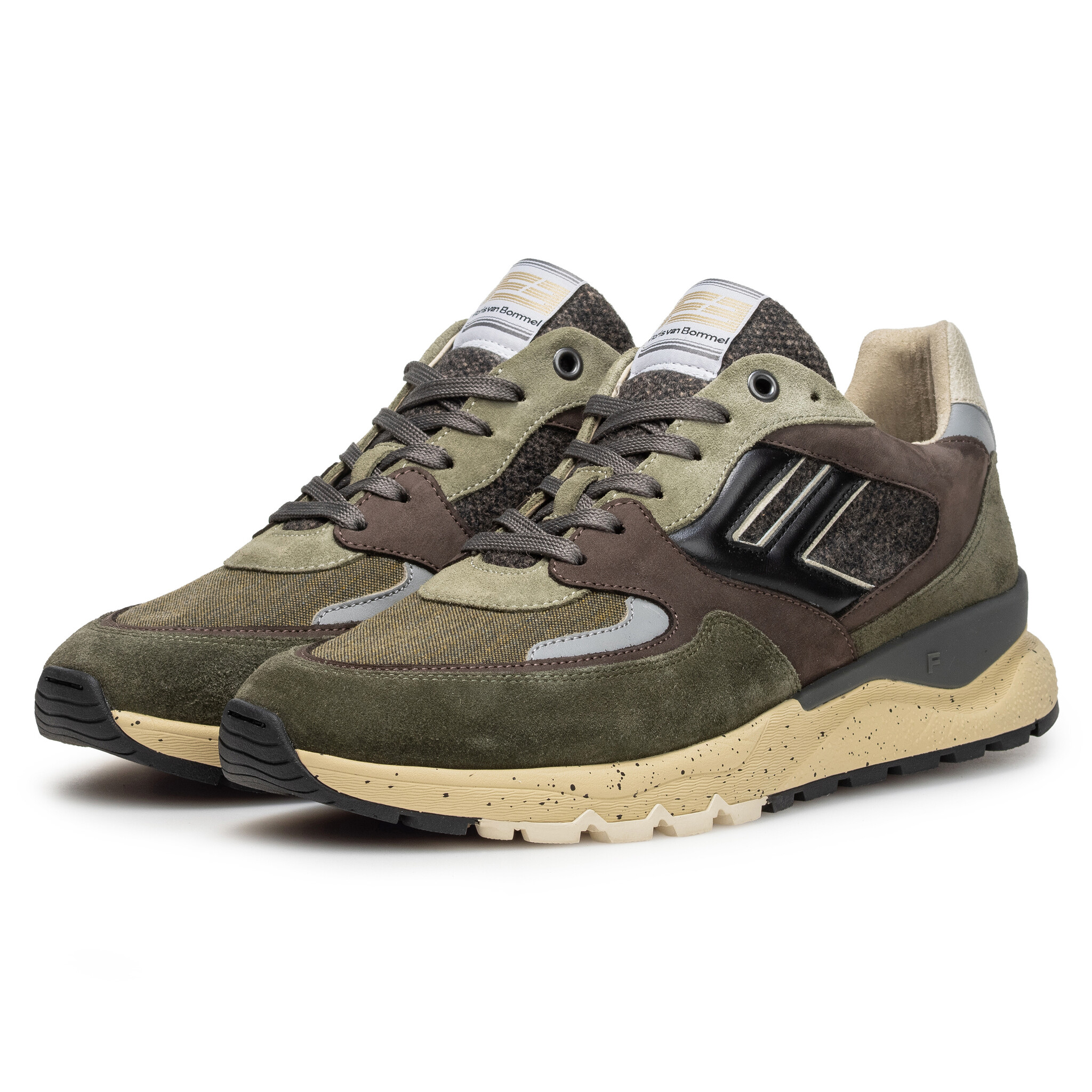 Floris van Bommel Floris van Bommel Sneaker De Treener 01.59 Groen
