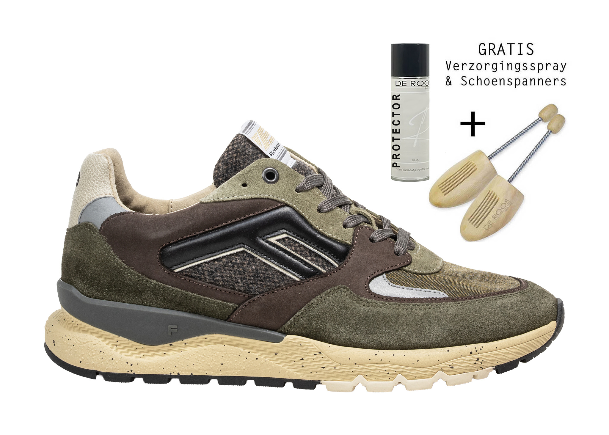 Floris van Bommel Floris van Bommel Sneaker De Treener 01.59 Groen