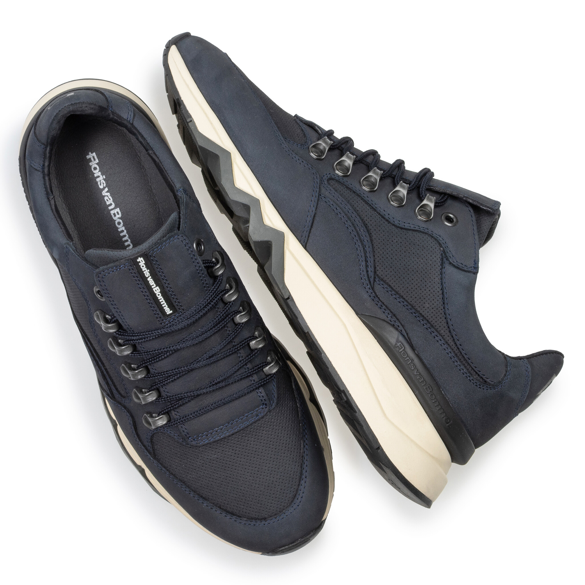 Floris van Bommel Floris van Bommel Sneaker De Zager 01.27 Blauw