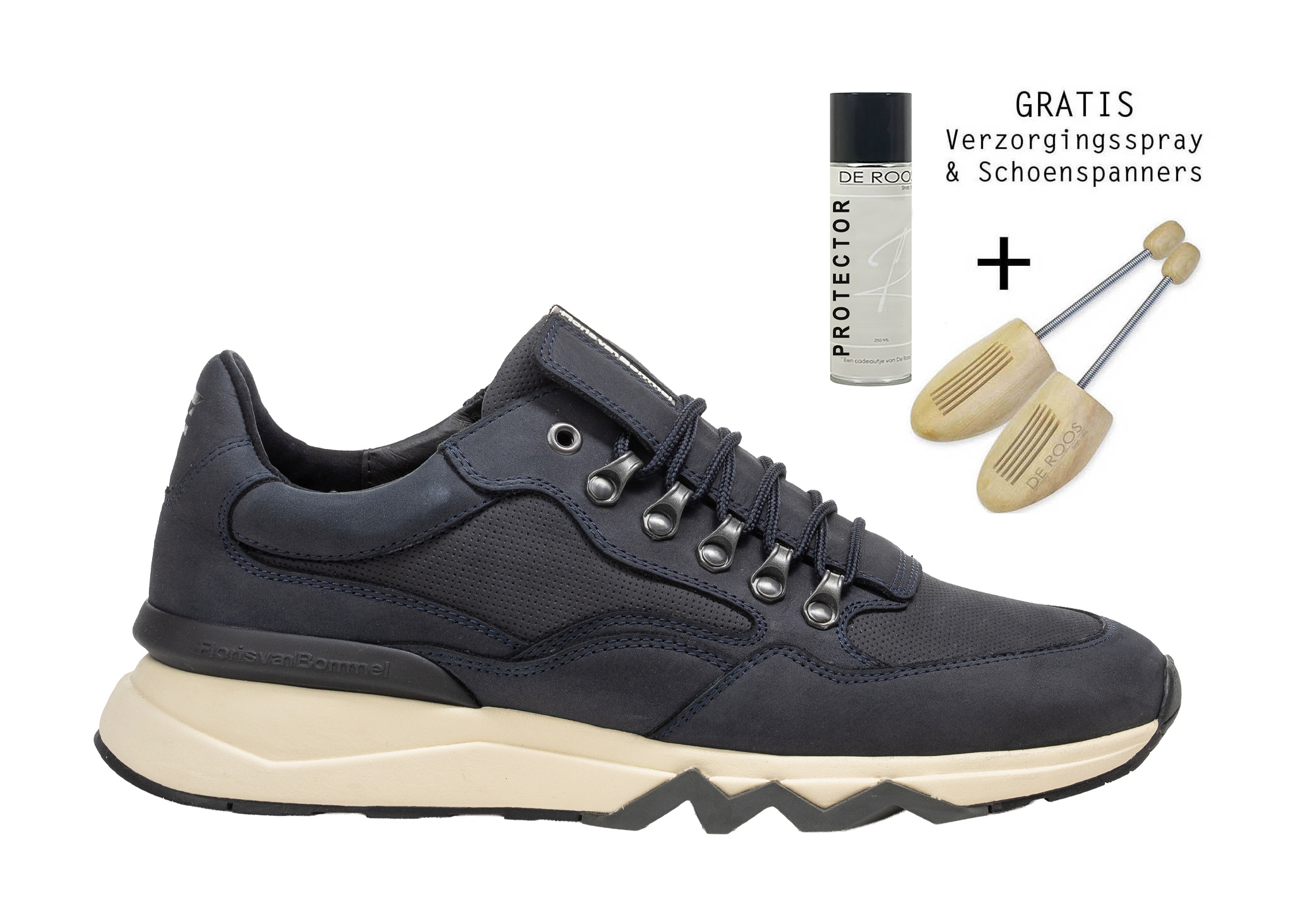 Floris van Bommel Floris van Bommel Sneaker De Zager 01.27 Blauw