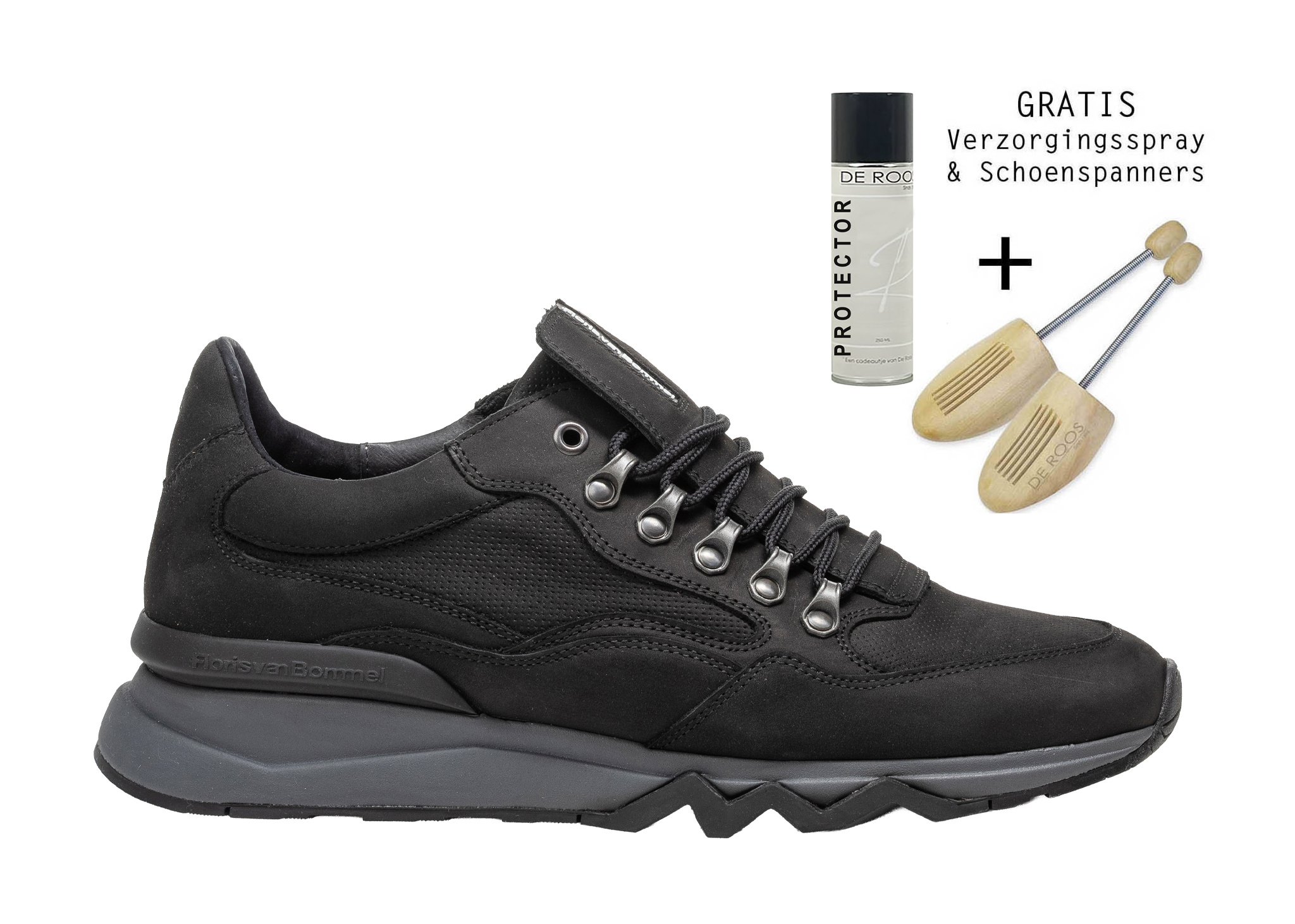 Floris van Bommel Floris van Bommel Sneaker De Zager 01.26 Zwart