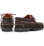 Van Bommel Van Bommel Bootschoen Boat Shoe 02.06 Bruin