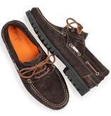 Van Bommel Van Bommel Bootschoen Boat Shoe 02.06 Bruin