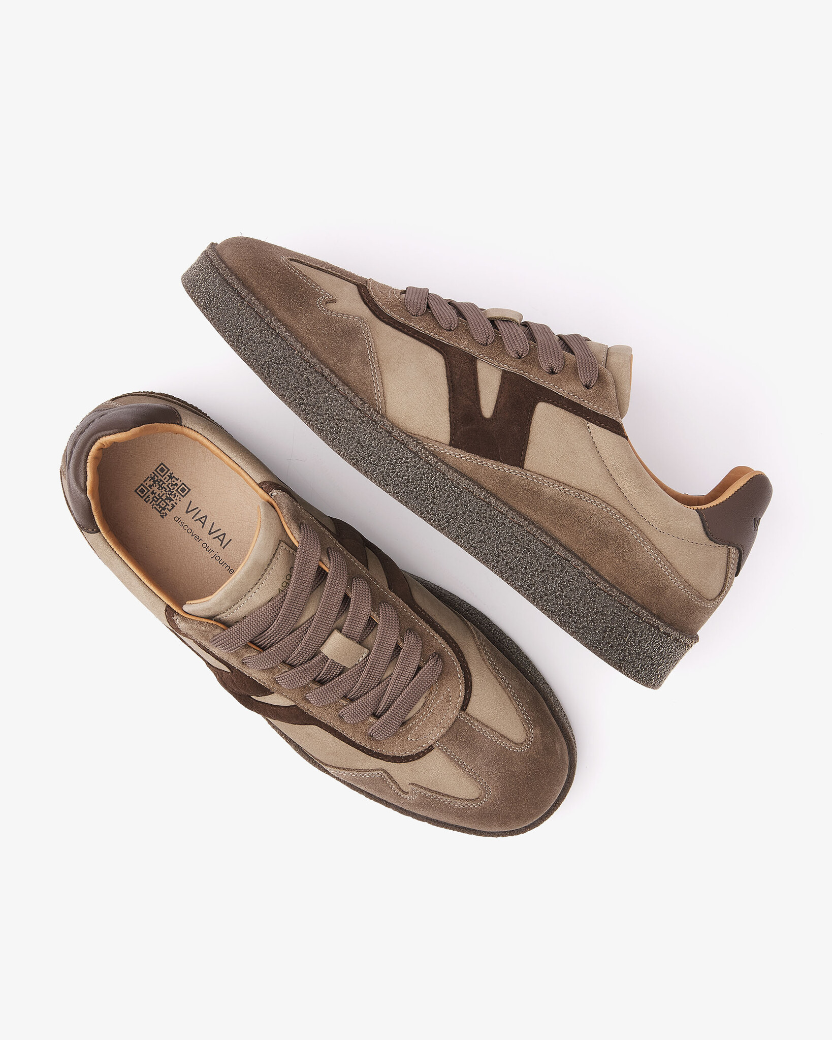 Via Vai VIA VAI Sneaker Zane Dexter 11410-04-1413 Bruin